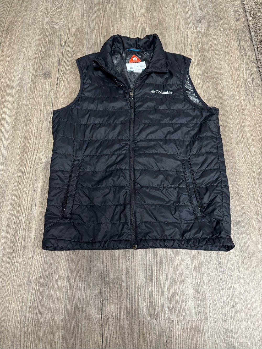 Columbia Women's White Out Puffer Omni Heat Insulated Size S Vest